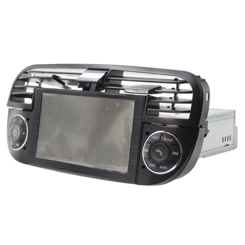 Best 6.2 Inch 1 Din Android 6.0 Car DVD Player GPS Navigation For Fiat 500 Abarth 2007 2008 2009-2015 Multimedia Radio Canbus SWC USB 1
