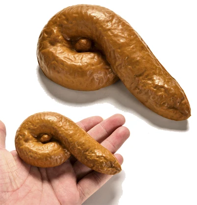 

Hot Sale Gag-Funny Joke Tricky Toys Mischief Turd Gag Gift Realistic Shits poop Fake Turd Classic Shit Funny Toys 11 x 6 x 3.5cm