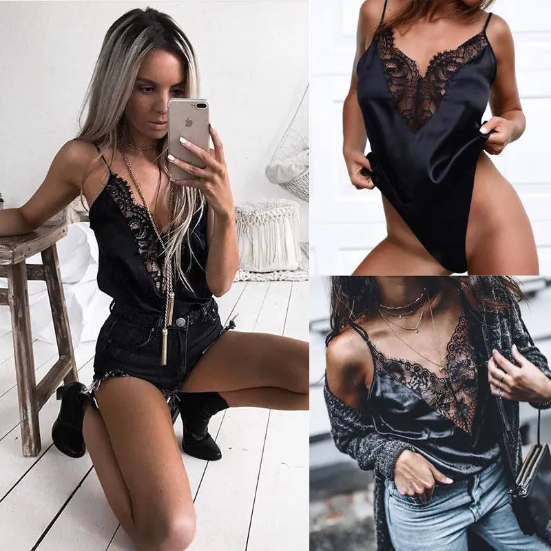 18 Women Sexy Lace Vest Blouse Deep V Neck Blouse Summer Fashion Sleeveless Shirt Female Backless Tops 4 18 Women Sexy Lace Vest Blouse Deep V Neck Blouse Summer Fashion Sleeveless Shirt Female Backless Tops 4