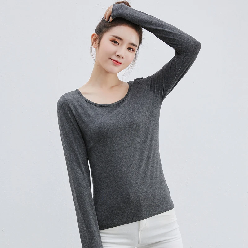 Thin T-shirt Women New Spring Autumn Camisa Feminina Cotton Female T ...