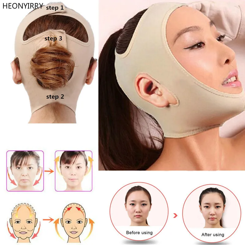 Delicate Facial Thin Face Mask Slimming Bandage Skin Care Belt Shape And Lift Reduce Double Chin