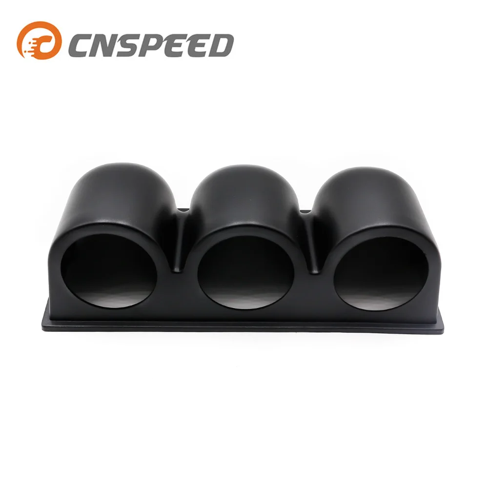 

CNSPEED Auto 2"52mm Instrument Stand Black Three-hole Track Car Table Instrument Stand Car YC100214