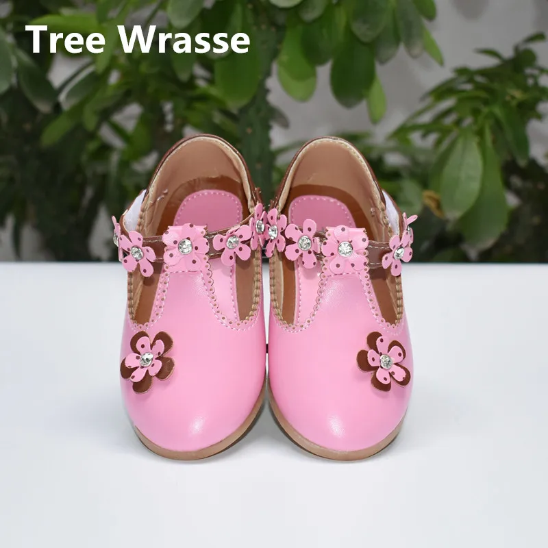 2017 Autumn Kids Shoes Girls Princess Small Flowers Sandals Children