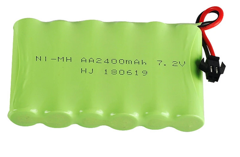 7,2 v 2400mah аккумуляторная батарея 7,2 v батарея 6* AA NIMH батарея для дистанционного управления электрические игрушки автомобили лодки освещение 1 шт