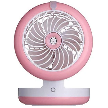 

-Multifunction 3 In 1 Outdoor Portable Usb Rechargeable Fan Mini Led Lamp Spray Charger Fan Power Bank Table Desk Mini Humidi