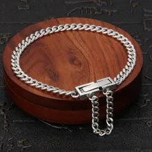 Браслет для пары серебро 925 на заказ браслеты 4 мм ширина 18 см длинные