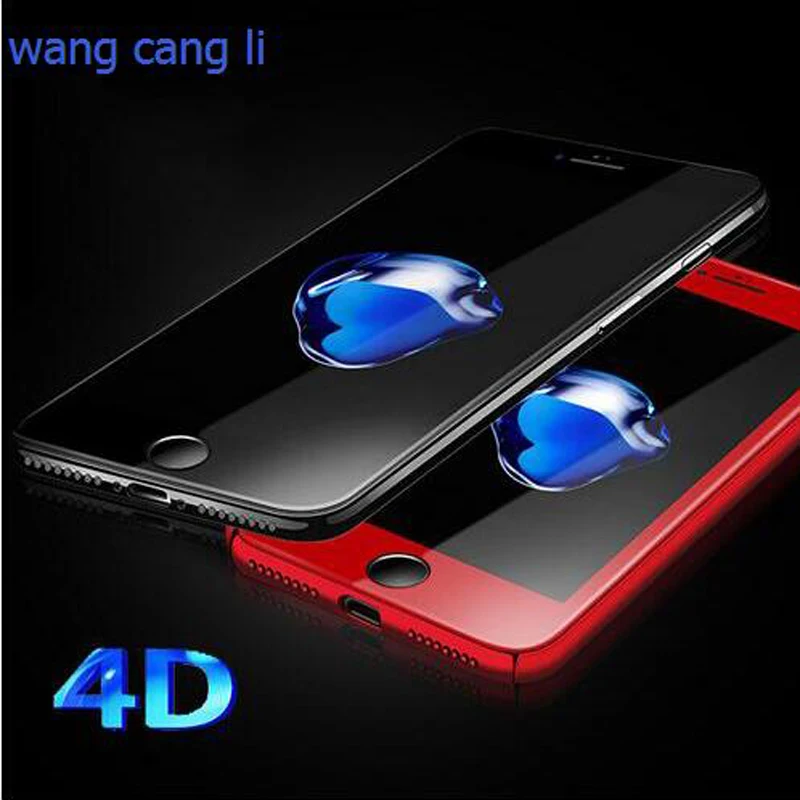 imágenes para 5 unids wangcangli 4d protectores de pantalla para iphone 6 6s7 7 plus nuevo para el iphone 7 4d actualización templado de cristal tallado de vidrio en frío cubierta imágenes para 5 unids wangcangli 4d protectores de pantalla para iphone 6 6s7 7 plus nuevo para el iphone 7 4d actualización templado de cristal tallado de vidrio en frío cubierta