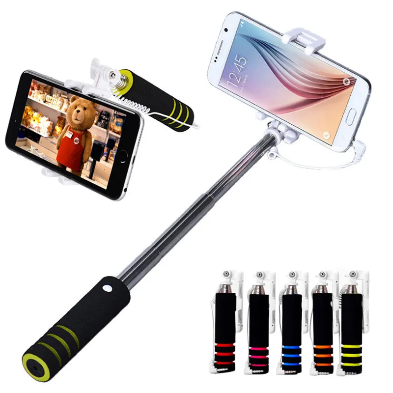 1 шт. новый Q4 мини-handheld выдвижная - столб гнездо для смартфонов палочки Selfie вашего