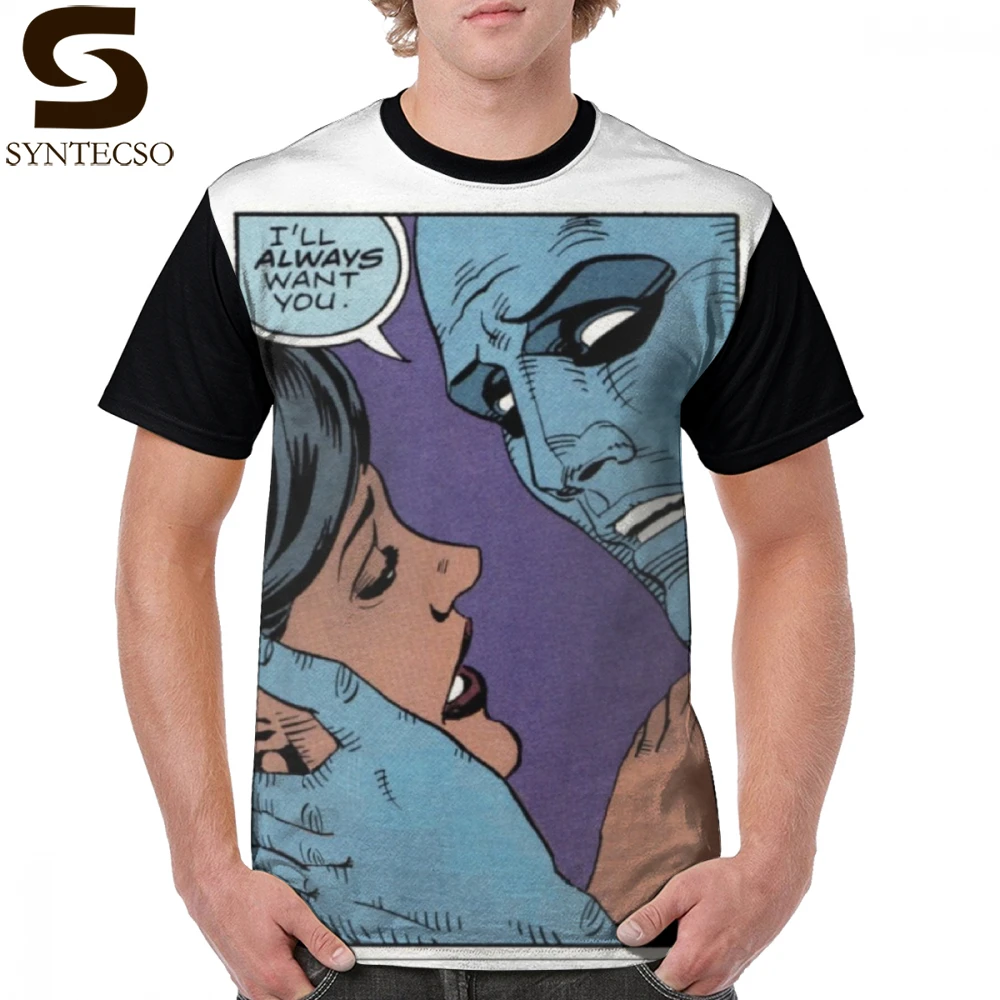 

Watchmen T Shirt Silk Spectre And Dr Manhattan I Will Always Love You T-Shirt Fun Male Graphic Tee Shirt Short-Sleeve 5x Tshirt