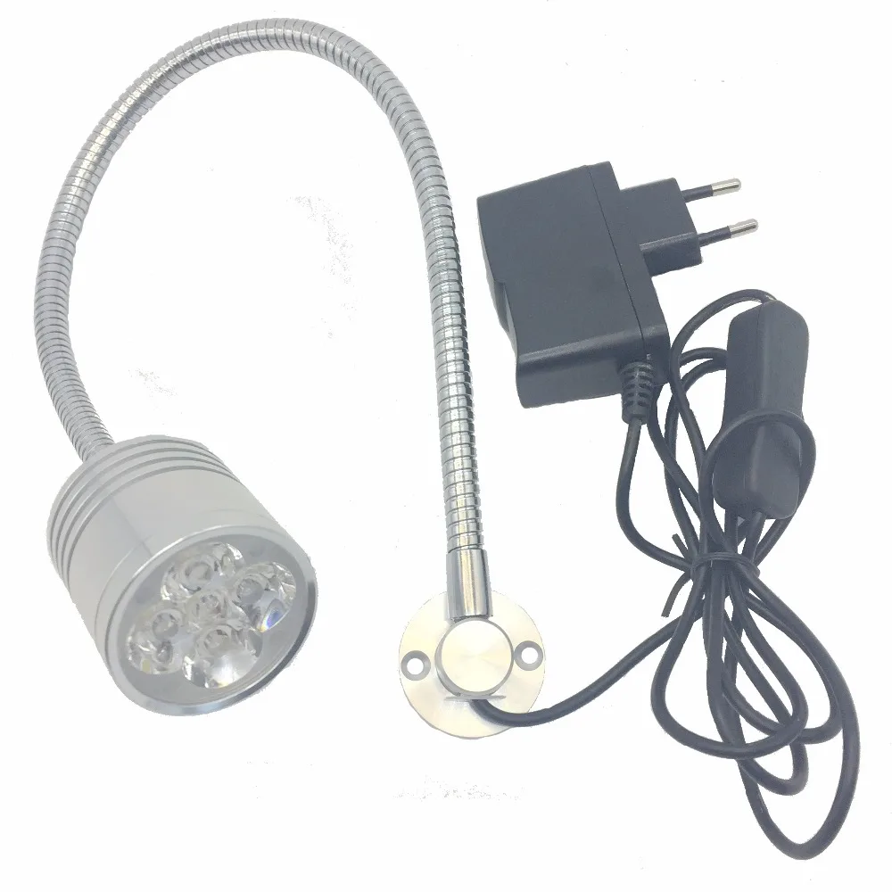 WITH OUTLETS PLUG 5W LED WALL GOOSENECK LAMPin LED Indoor Wall Lamps