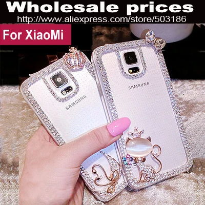 For Xiaomi Redmi Note 6 7 8 8T 7A 8A 6A Pro K30 K20 Pocophone F1 4X Diamond Rhinestone Frame | Мобильные телефоны и