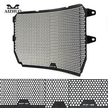 

CNC Aluminum Motorcycle Radiator Guard Protector Grille Grill Cover for Yamaha MT10 MT 10 MT-10 2016 2017 Oil Cooler Guard