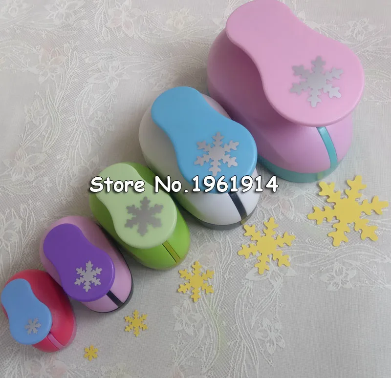 

5 sizes Snowflake punch diy craft hole puncher for scrapbooking punches eva maker Kids scrapbook paper cutter Embossing sharper