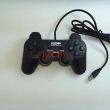 100 шт./лот Проводной USB 2.0 10 ключей игровой контроллер Джойстик Геймпад для ПК компьютер черный