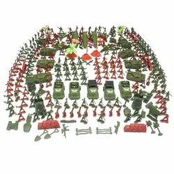 307 шт. детская Военная униформа модель игрушки армии для мужчин армейские спецназ фигурки героев песок стол игрушка набор