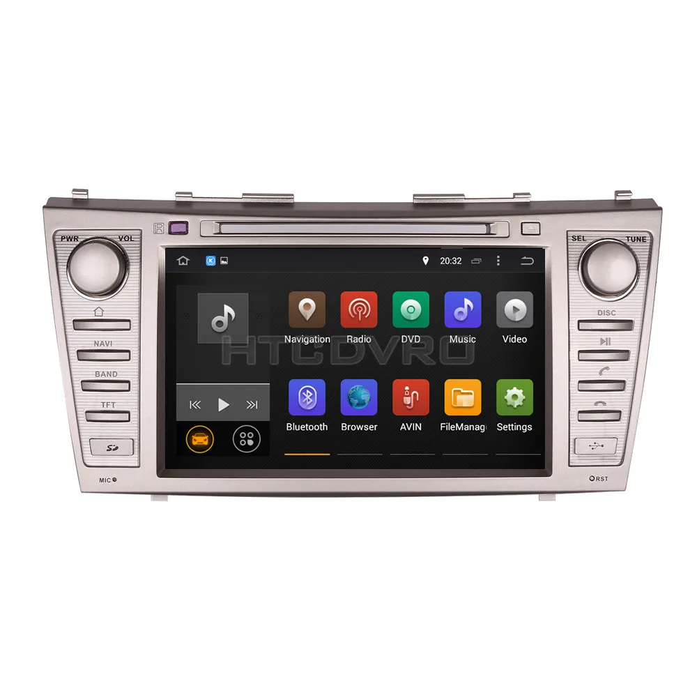 Best YMODVHT 8inch 4G Octa Core Android 9.0 7.1 Car DVD GPS for Toyota Camry 2007 2008 2009 2010 2011 Auto RDS Radio Audio Stereo 12