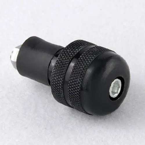 2pc Anti Vibration Motorcycle Handlebar  End Plug Weights Grips Cap Plug Slider Black For Honda Kawasaki Suzuki Yamaha 