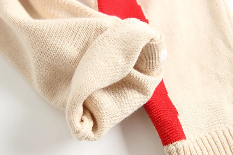 Beste Hoge kwaliteit 2018 baby jongen hond herten herten patroon katoen gewaden mannen en vrouwen baby leuke dierlijke zachte gebreide een stuk romper