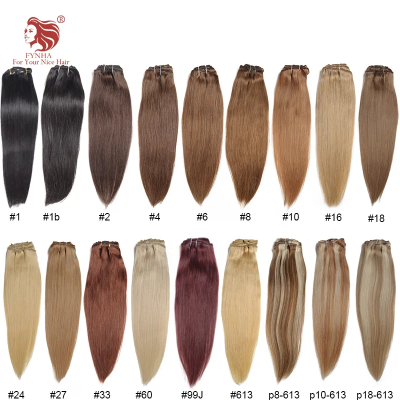 1pcs/lot brazilian remy human hair straight grade 6a highlighted human