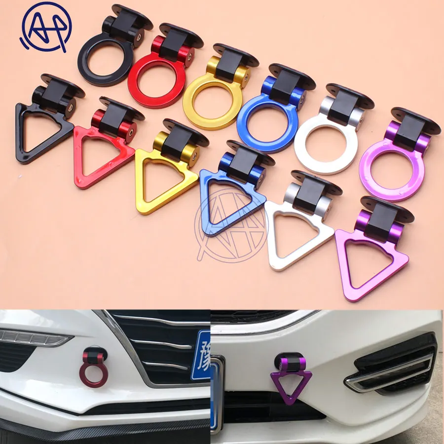 6 ألوان abs سيارة الوفير الديكور تزين مقطورة مثلث هوك مقطورة سيارات سباق العالمي صالح لل bmw هوندا بنز
