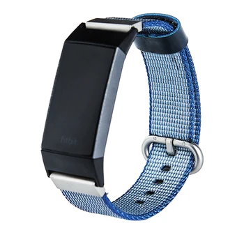 

Nylon Strap for Fitbit Charge 3 Watchband Fabric Wristband Straps Watch Band Wrist Strap Replacement Bracelet for Fitbit Charge3