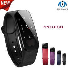 Kinyo смарт-браслет B37 ЭКГ пульсометр, измеритель артериального Давление IP67 Водонепроницаемый Фитнес браслет для IOS и Android