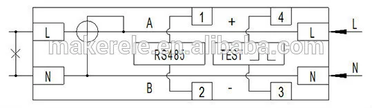 Новейший продукт Modbus-RTU MK-LEM011GC доступный счетчик энергии цена, modbus счетчик электроэнергии