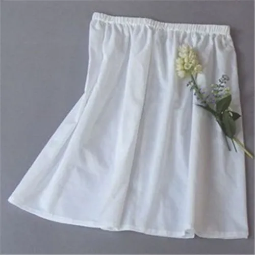 High Quality Women 100% Cotton White Solid Maxi Half Slip Plus Size Long 35cm-80cm Sexy Dresses Pajama Underskirt Sleepwear #K21 High Quality Women 100% Cotton White Solid Maxi Half Slip Plus Size Long 35cm-80cm Sexy Dresses Pajama Underskirt Sleepwear #K21