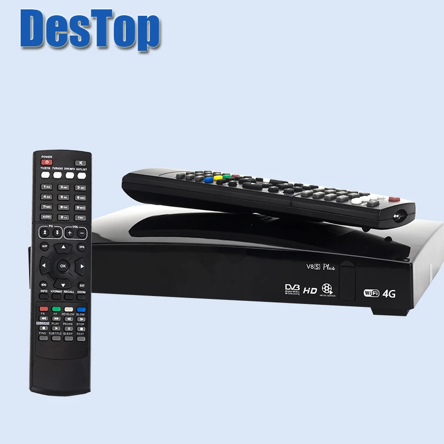 3 шт. оригинальный V8S PLUS цифровой спутниковый ресивер AV HD выход с USB Wifi веб ТВ Biss