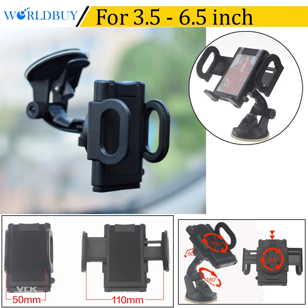 

Universal Car Windshield Mount Holder Stands Phone Car Holder for iPhone X XS Max XR SE 6S 7 Plus GPS Car Mobile Holder stands