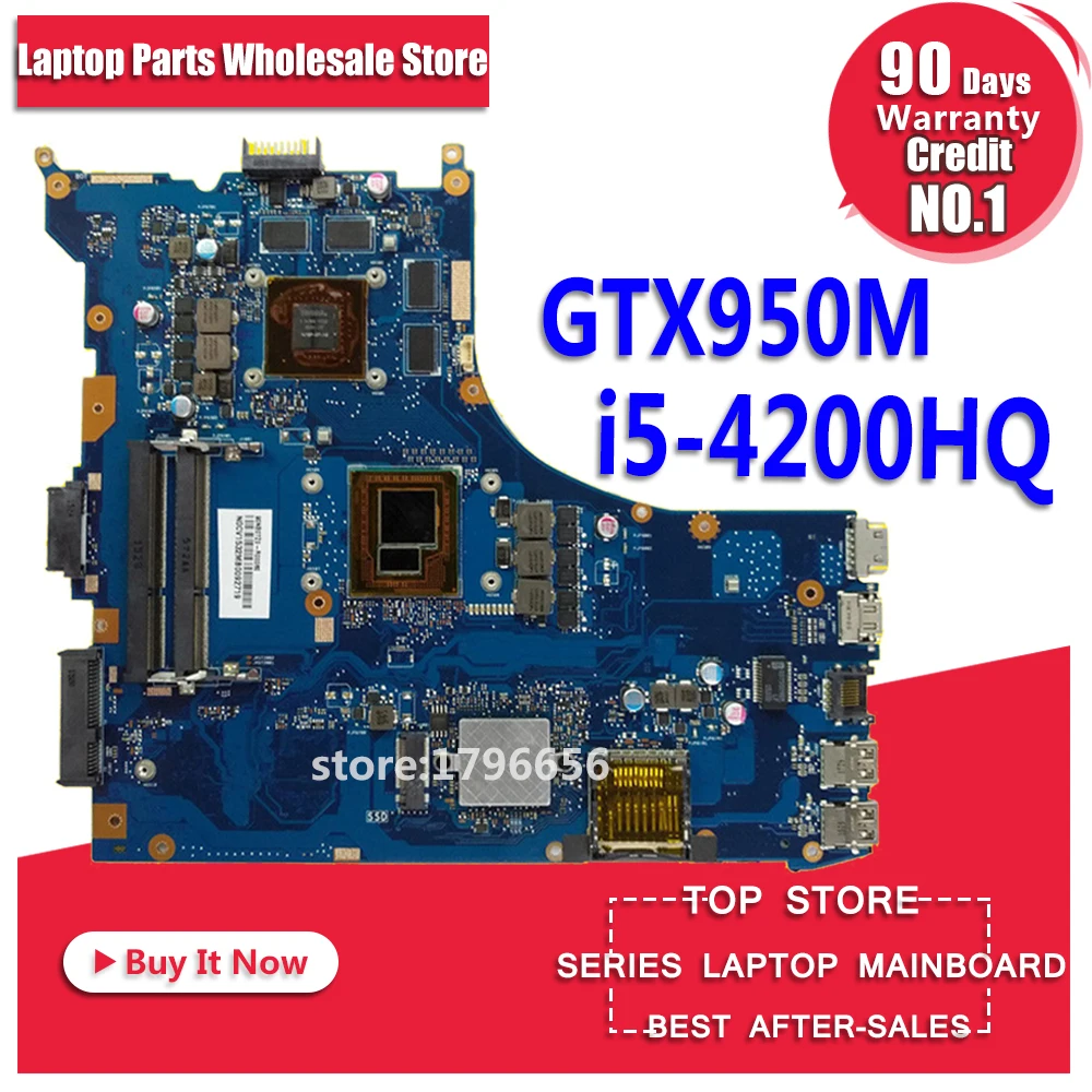 

GL552JX Motherboard GTX950M i5-4200 For ASUS GL552J GL552 GL552JK ZX50J laptop Motherboard GL552JX Mainboard GL552JX Motherboard