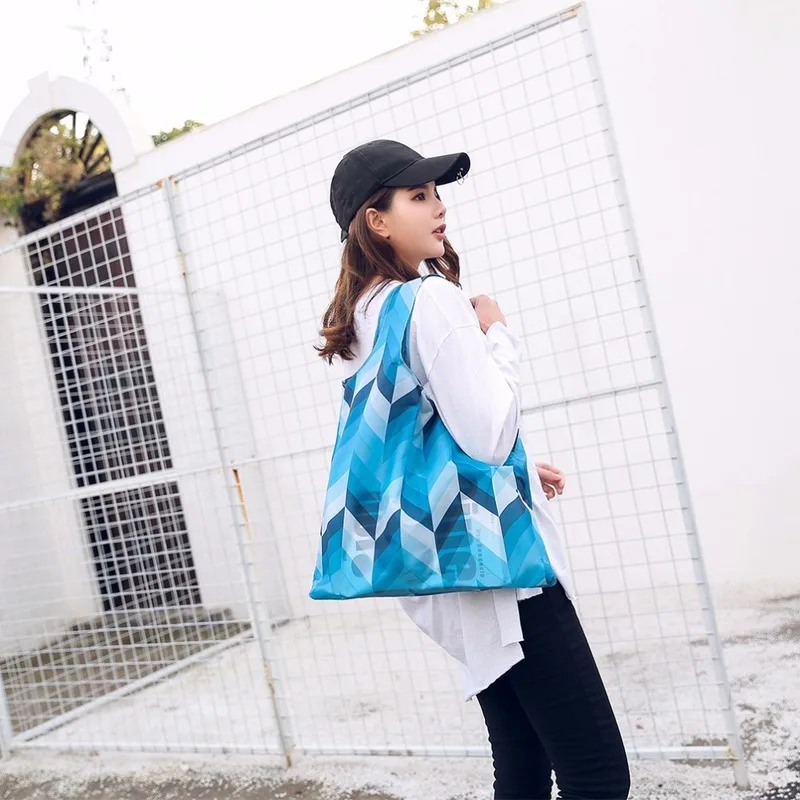 NAVO Reusable Foldable Shopping Bag 2019 Recycle Grocery Bags Eco Shopper Large Tote Bags for Women Cloth Bag Woman Handbags NAVO Reusable Foldable Shopping Bag 2019 Recycle Grocery Bags Eco Shopper Large Tote Bags for Women Cloth Bag Woman Handbags