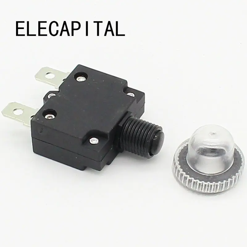thermal switch overload protector push button 3A 4A 5A 6A 7A 7 5A 8A 10A 15A