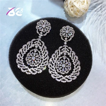 

Be 8 Hot Sale Water Crystal Drop Earrings Vintage Wedding Jewelry For Women Fashion Tear Drop Earrings High Quality E564