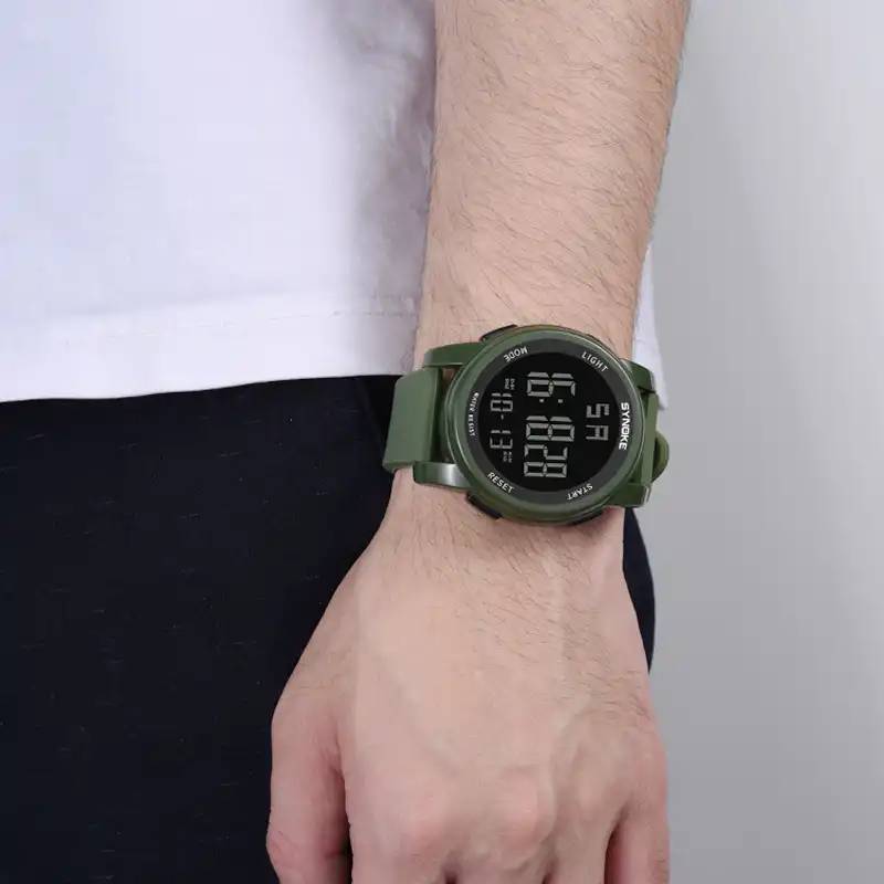 large face digital watch