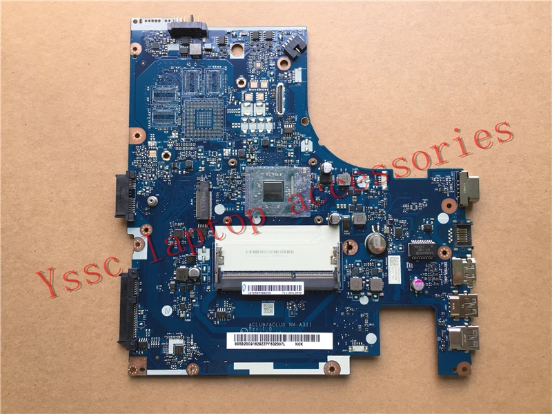

Brand New !!! ACLU9 / ACLU0 NM-A311 Motherboard for Lenovo G40-30 laptop Motherboard ( for intel N3540 CPU ) 100% tested