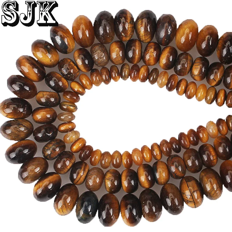 

Natural Stone Spacer Beads Yellow Tiger Eye Stone Beads 4 6 8mm Handmade Necklace Bracelet Jewelry Making Wholesale