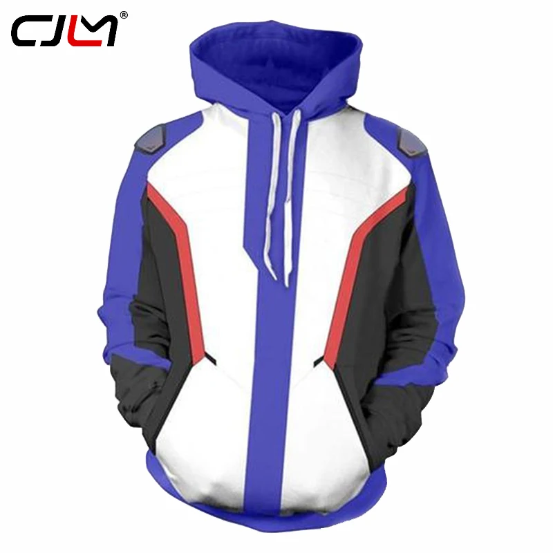 CJLM Solider 76 Blue Hoodies Mens 3d Print Sweatshirts Male Casual Long Sleeve Hip Hop Streetwear Pullovers Punk Style