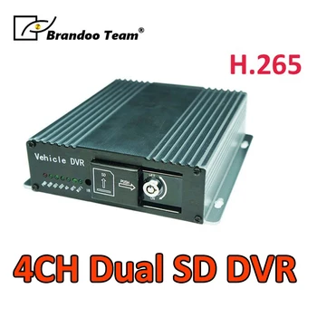 

AHD MDVR factory direct 4channel SD DVR truck vehicle record mobile DVR 4ch English/ Russian menu