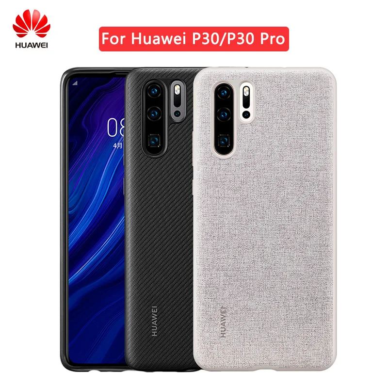 

Huawei Original Official Leather Phone Protective Case PU Leather Back Cover Joint-design with Leica for P30 / P30 Pro