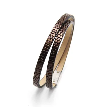 

2017 ZG New Leather Bracelet Wrap Multilayer Bracelets for women feminino pulseras mulher Jewelry