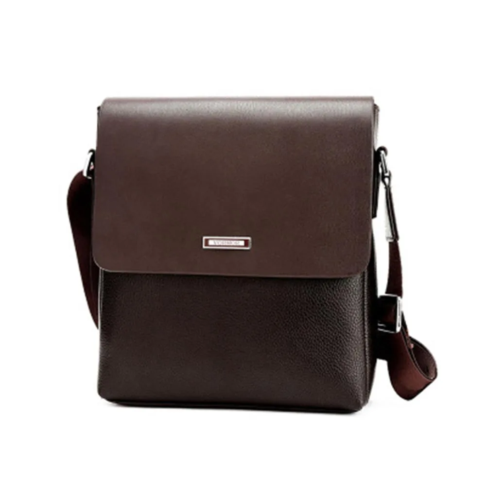 

Vintage Crossbody IPad Laptop Briefcase Men Leather Bag 2019 New Fashion Design Men Shoulder Bags Casual Business Messenger Bag