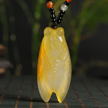 

Ice topaz pulp jincicada pendant men and women jewelry Accessories Pendant