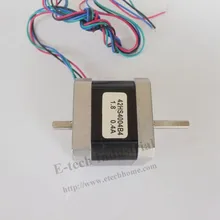Top grade NEMA 17 Stepper Motor Dual Shaft for CNC 3d Printer 0.4A 56 oz-in Body Length 40mm CE Rohs Stepping Motor Top grade NEMA 17 Stepper Motor Dual Shaft for CNC 3d Printer 0.4A 56 oz-in Body Length 40mm CE Rohs Stepping Motor