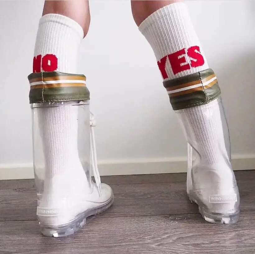 2019 Kids Rain Boots PVC Coats Spring Baby Girls Beauty Transparent