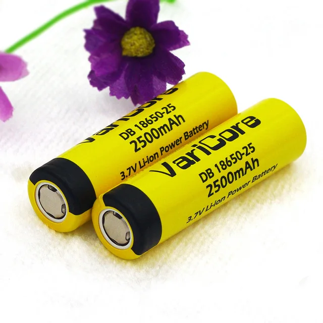 10 шт. varicore db18650 25 оригинальный 18650 3.6 В 35A 20A аккумулятор повышенной емкости