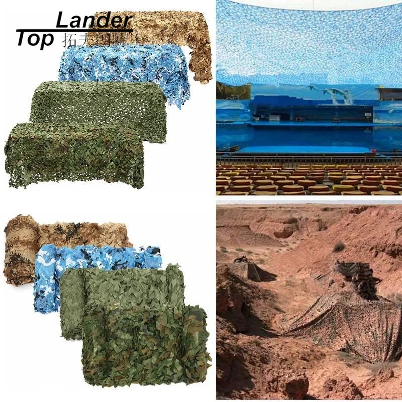 

Military Army Camouflage Net Hunting Camouflage Decoration Shelter Camouflage Mesh Netting Nets Hunting Camping Tent Sun Shelter