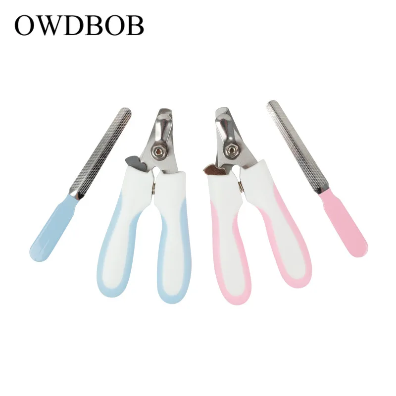 OWDBOB машинка для стрижки ногтей для домашних животных, набор для стрижки щенков, собак, пилочек для ухода за пальцами, профессиональные ножницы для стрижки собак, кошек, когтей, инструмент для ухода за домашними животными