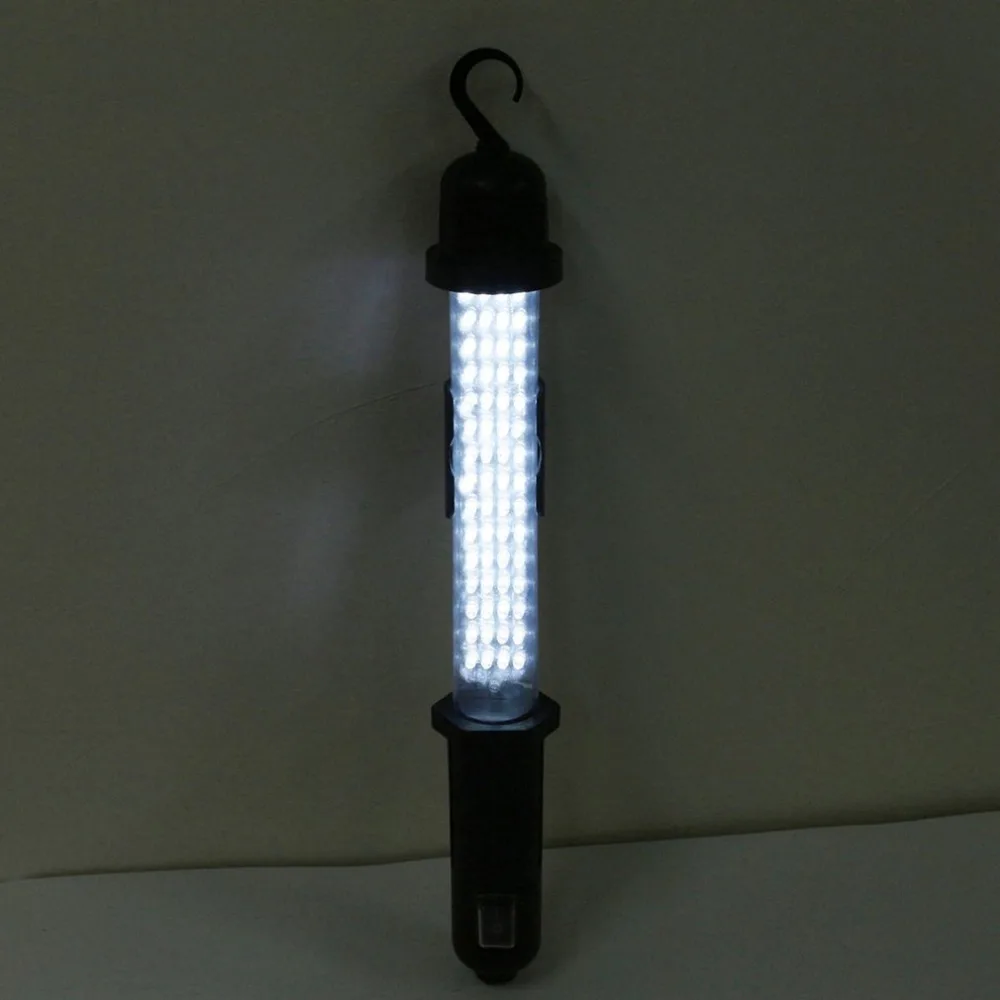Портативный Ультра-яркий 60 светодиодов 350LM перезаряжаемый беспроводной Рабочий светильник для гаража инспекционный фонарь с подвесным крюком