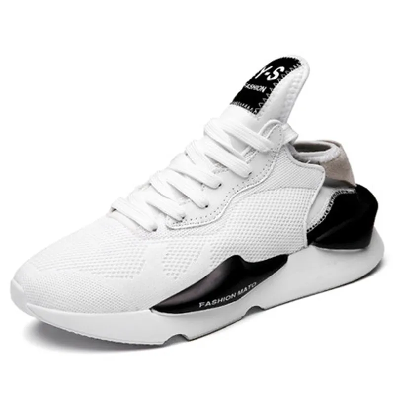 

2019 new summer Y3 black warrior ins old man shoes tide high to help thickening shark breathable mesh small white shoes